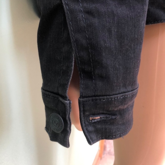 True Religion Men's Size 2XL Black Jean Jacket - Picture 8 of 13